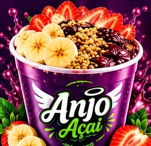 Copo de açaí Anjo Açaí